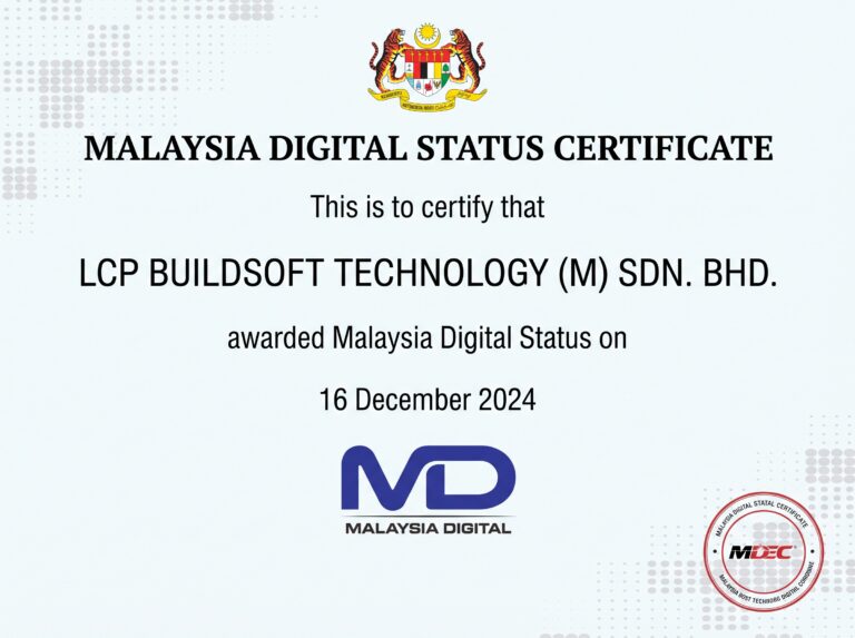Recognised by MDEC